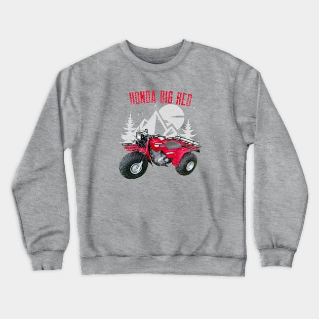 BIG RED 3 WHEELER Crewneck Sweatshirt by Cult Classics